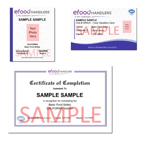 Certificate, Laminated Card & Badge